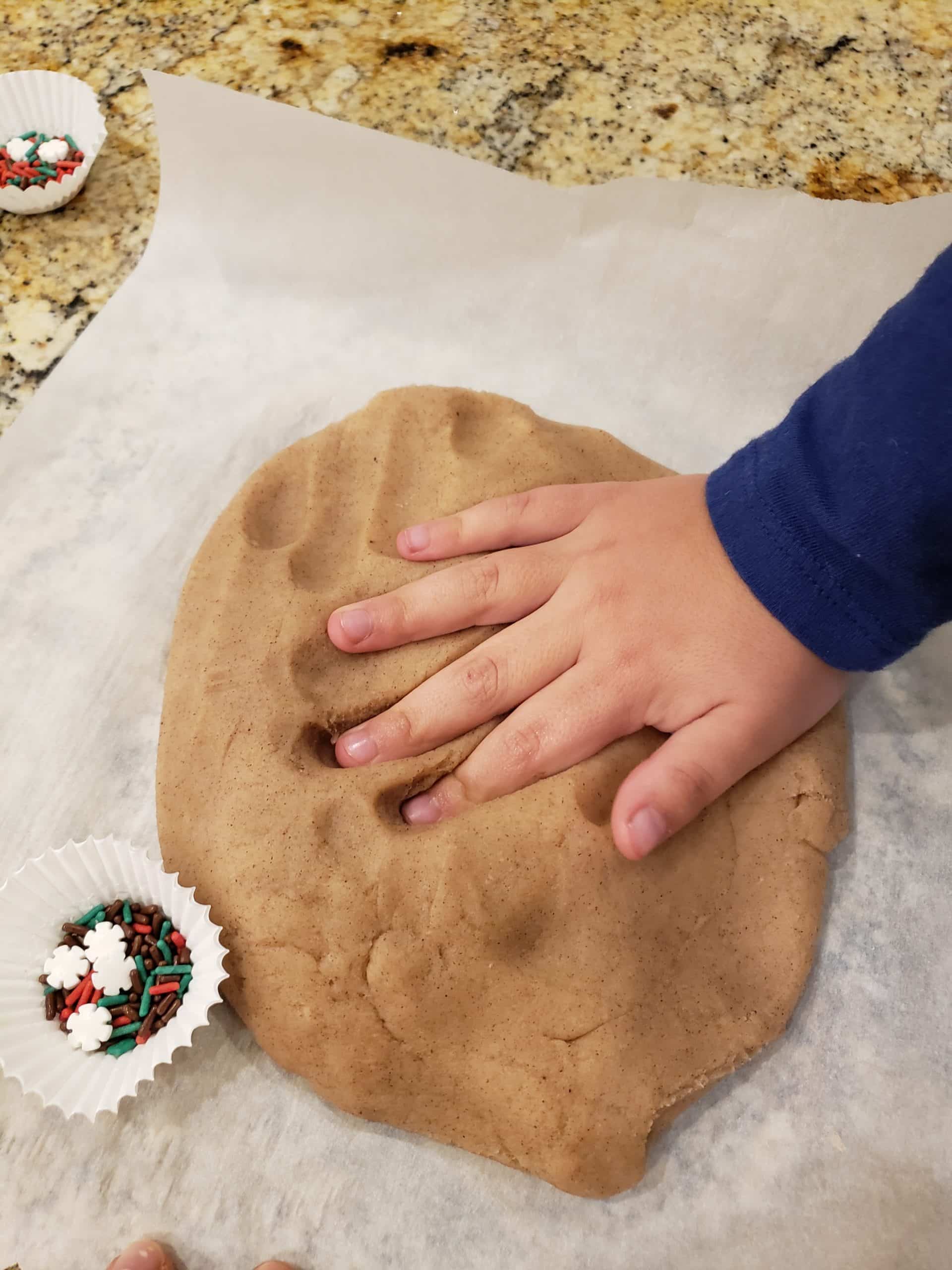 gingerbread playdough