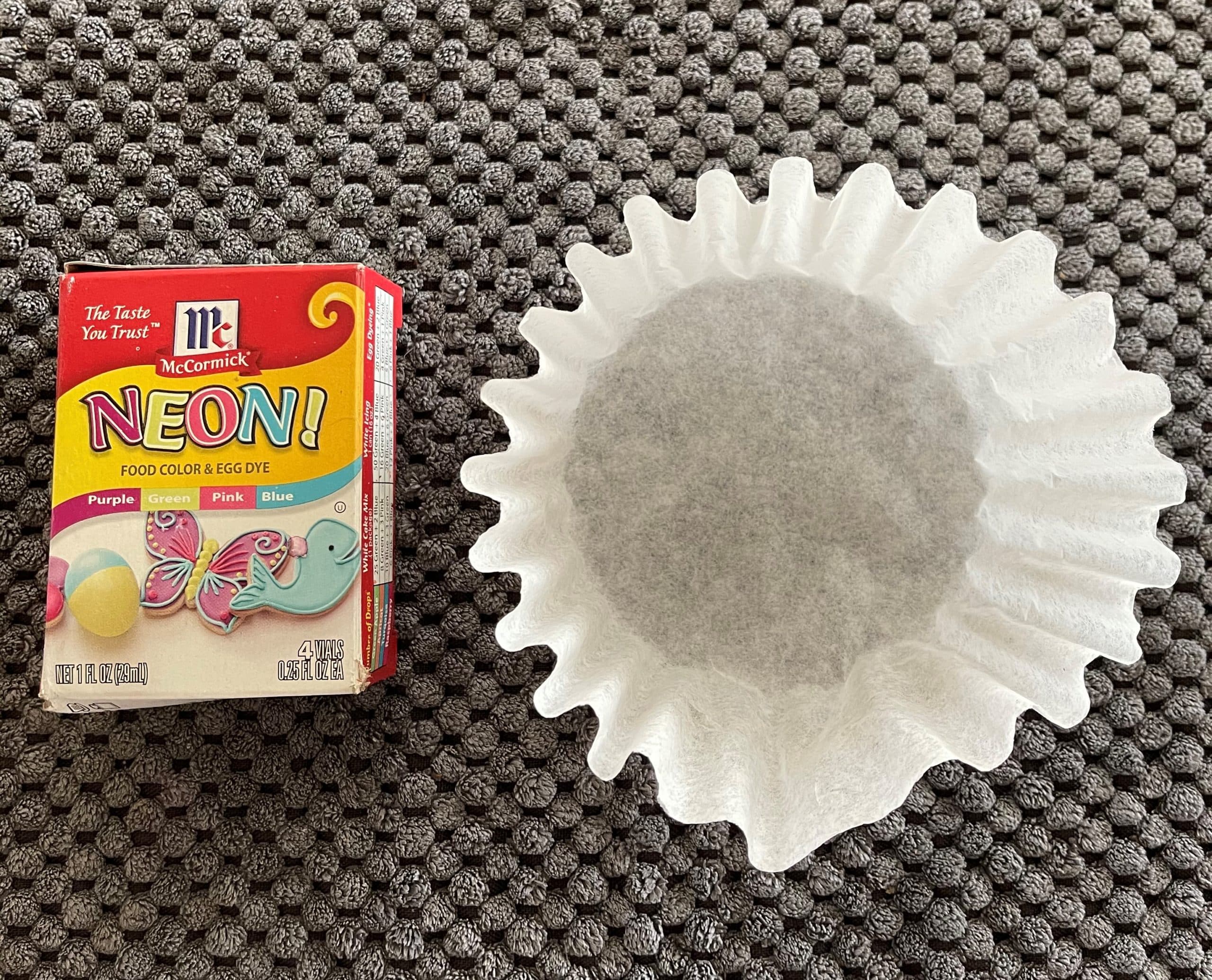 Coffee Filter Flower Preschool Activity