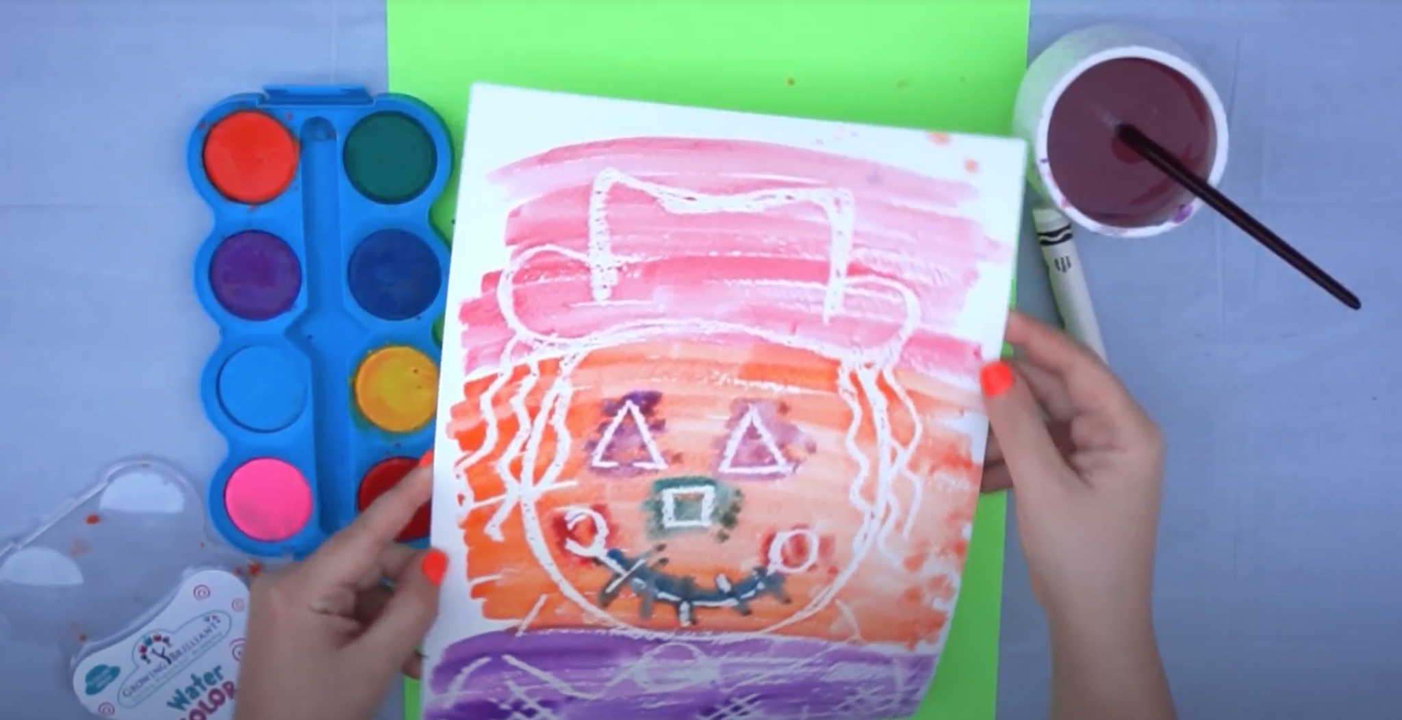 Crayon Resist Scarecrow: Fun Art Activity for Kids