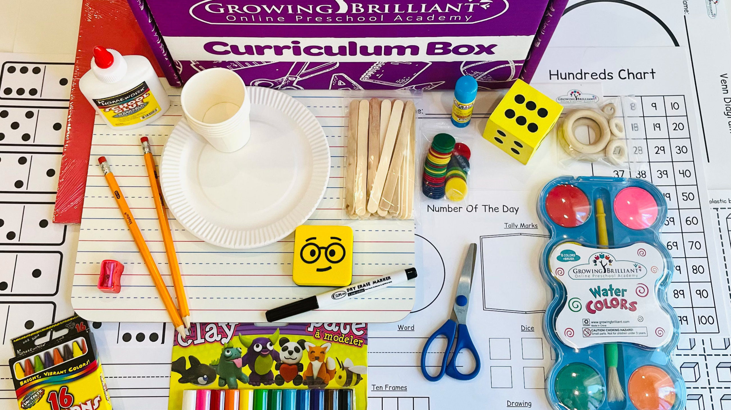 curriculum box for Online Preschool For 5 to 6-Year-Olds